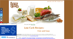 Desktop Screenshot of low-carb-diet-recipes.com